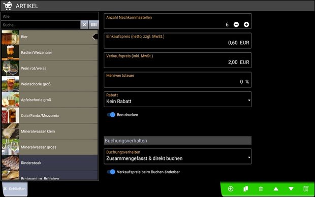 Multidata SAMPOS one – Android Kassen-App